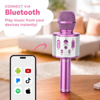 Move2Play, Kids Karaoke Microphone - White/Pink - image 3