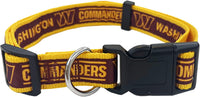 NFL Vikings Dog & Cat Collar - Washington Commanders / Large