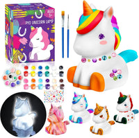 FUNZBO 4.3in Paint Your Own Dinosaur Lamp Kit - Unicorn