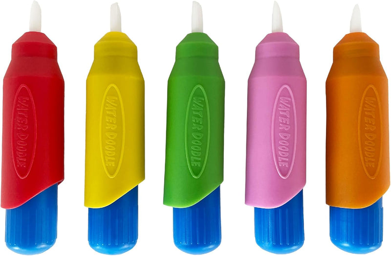 5 Multi-Color Aqua Brushes, Paint with Water Brush Set - 5