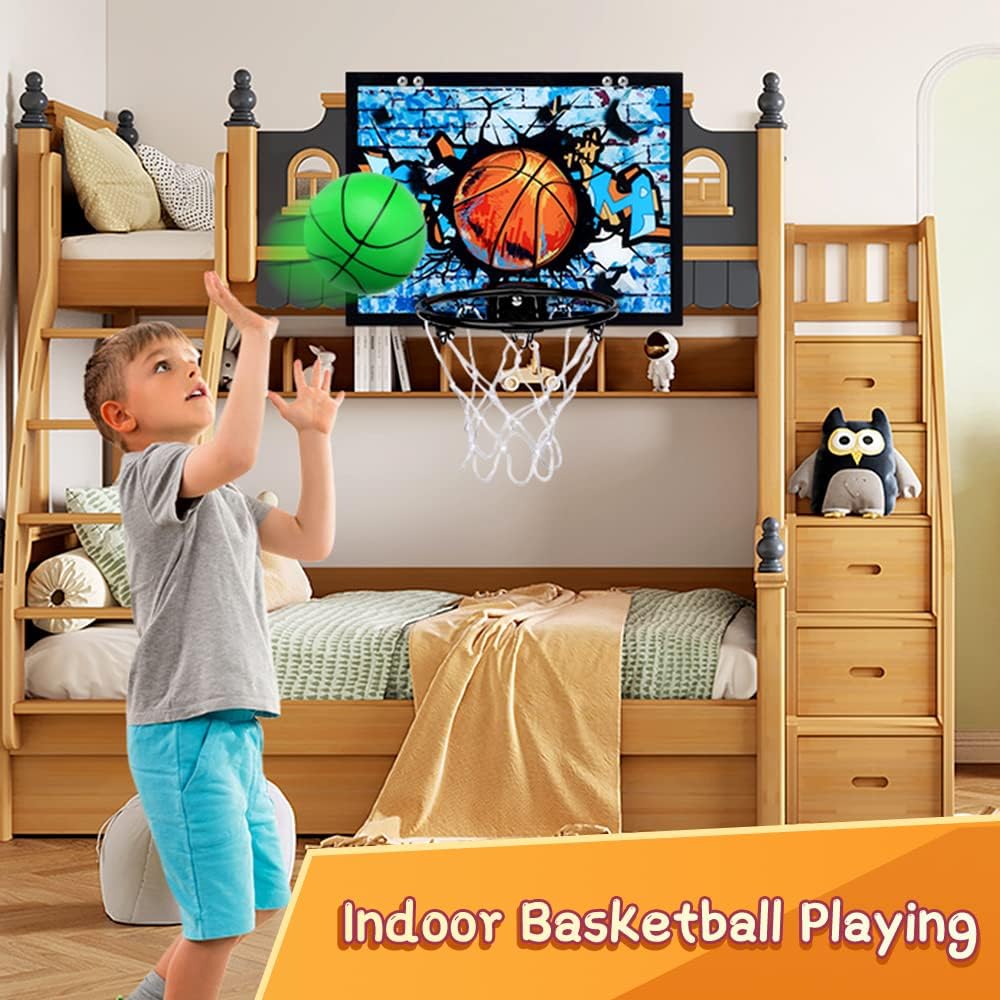 Amarlozn 5" Mini Foam Basketball Set, Ideal for Kids, Toddlers - Multicolored - image 3