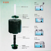AQUANEAT Aquarium X Large Bio Sponge Filter Breeding Fry Fish Tank – Essentials for Fish - XX Large up to 220Gal - image 3