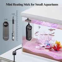 Small Fish Tank Heater, Mini Aquarium Heater - 50w for 3 to 12 gallon tank - image 2