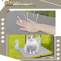 Cat Window Perch Seat Hammock - gray - image 3
