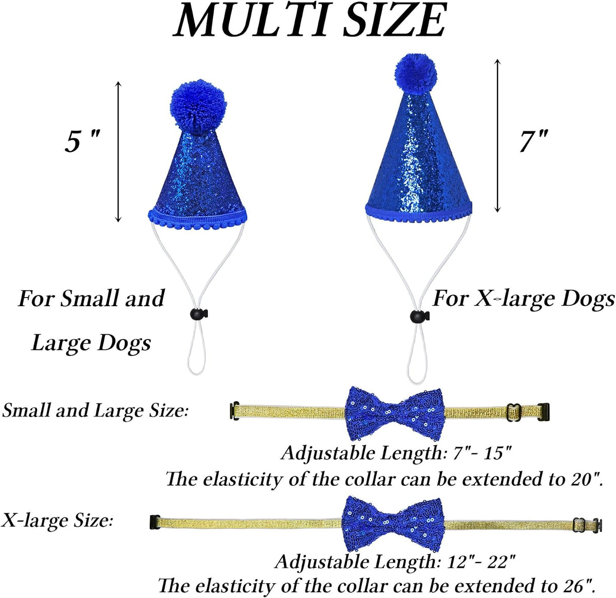 STMK Dog Birthday Decorations - X-Large / Blue - image 4