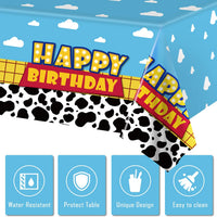 Ragnhild 3 Pack Cow Print Birthday Party Supplies Cow Pattern Printed - Blue / 6 - image 3