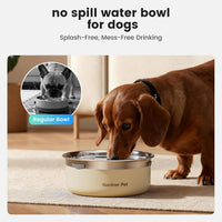 Gardner Pet Dog Bowls 1 Gallon Stainless Steel Dog Water Bowl – Essentials for Dogs - White / Small (2L) - image 4