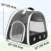 Small Animals Tent, Breathable Transparent Pet Playpen Pop Open Outdoor/Indoor Exercise Fence - Black / TPU Carrier+Playpen - image 2