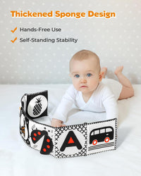 Melican Black and White High Contrast Baby Toys 0-6-12 Months - image 3