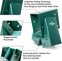 ABUSA heavy duty A-frame swing set brackets with 4 swing hangers and bolts - view 34