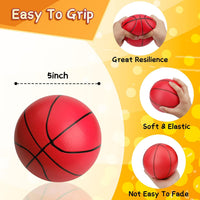 Amarlozn 5" Mini Foam Basketball Set, Ideal for Kids, Toddlers - Multicolored - image 2