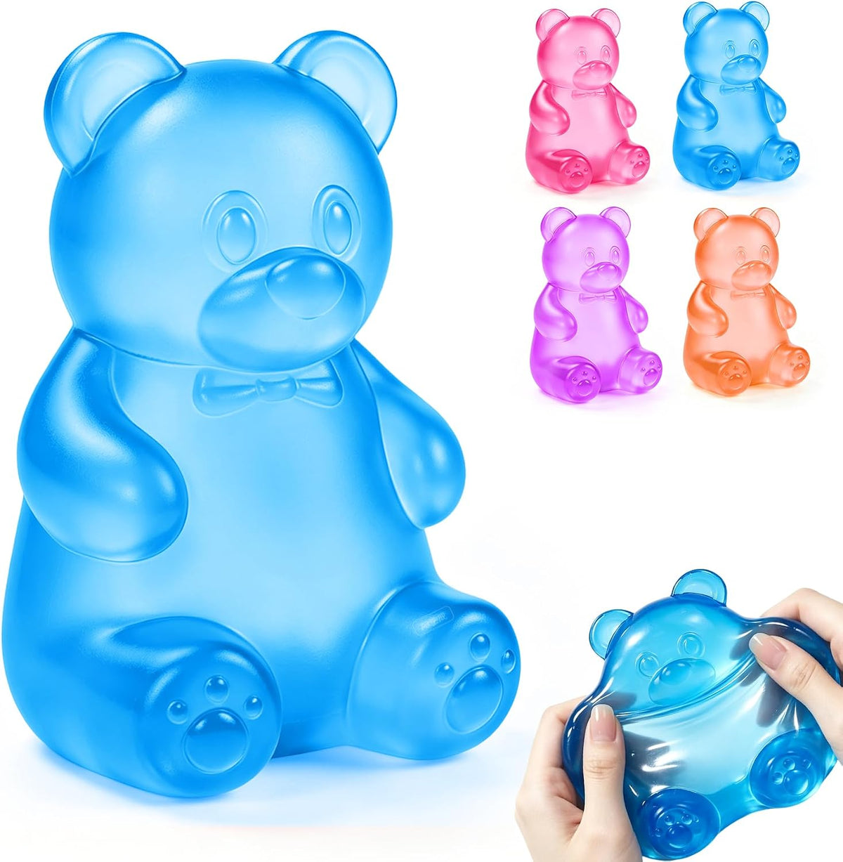 Bear Squishy, Stress Bear Taba Squishy - Blue
