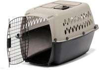 Petmate Vari Dog Kennel, Carrier for Large Dogs, Taupe and Black - 24.0"L x 16.7"W x 14.5"H / Kennel Only