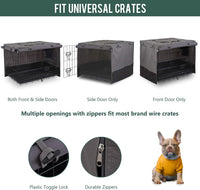 Rachmi 48" 600D Canvas Privacy Dog Crate Cover - 49"L x 31"W x 33"H - image 3