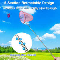 HDongany telescopic bug catching and butterfly nets for kids, 2 pack - view 3