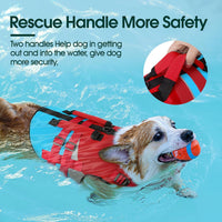 Kuoser Dog Life Jacket with Rescue Handle - X-small (Chest Girth:12.9-18.1'') / Red & Navy - image 2