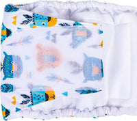 CuteBone Dog Diapers Male Washable Belly Band for Male Dogs Wraps 3pcs a Pack DM43XS