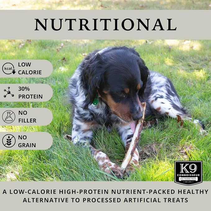 K9 Connoisseur Single Ingredient Dog Bones Made in USA for Small Breed Dogs All Natural Meaty Beef Chew Treat Bone Best for Puppies Up to 15 Pounds (1 Pk of 5 Ribblets)