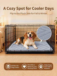 Dog Cooling Mat Self Coolings Foldable Cooling Pad for Dog in Summer - GRAY / Large-48"L x 28"W - image 4