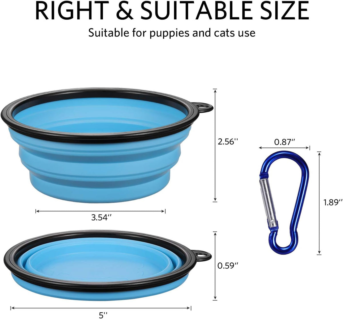 Collapsible Dog Bowl for Travel - image 2