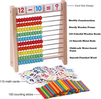 Wooden Abacus for Kids Math with 100 Beads - image 3