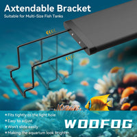 WooFog 2 Pcs Aquarium Light Riser for Rimmed/Rimless Tanks – Essentials for Fish - image 3