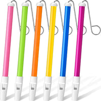 Boao 3 Pcs Slide Whistle Kid Toy, Blue, Yellow, Purple - 6 / Yellow, Purple, Blue, Pink, Orange, Green