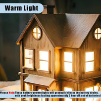 Mini Led Lights 10pc Small Led Lights Battery Powered Tiny Light Warm - Warm White - image 2