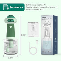 Dog Shampoo Dispenser, UFO Dog Shampoo Sprayer, Electric Foaming Shampoo Dispenser for Dog and Cat Washing, for Bathtub, Kitchen Sink, Bathroom Cleaning, Green