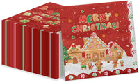 100Pcs Butterfly Napkins, Fairy Napkin - Christmas Gingerbread