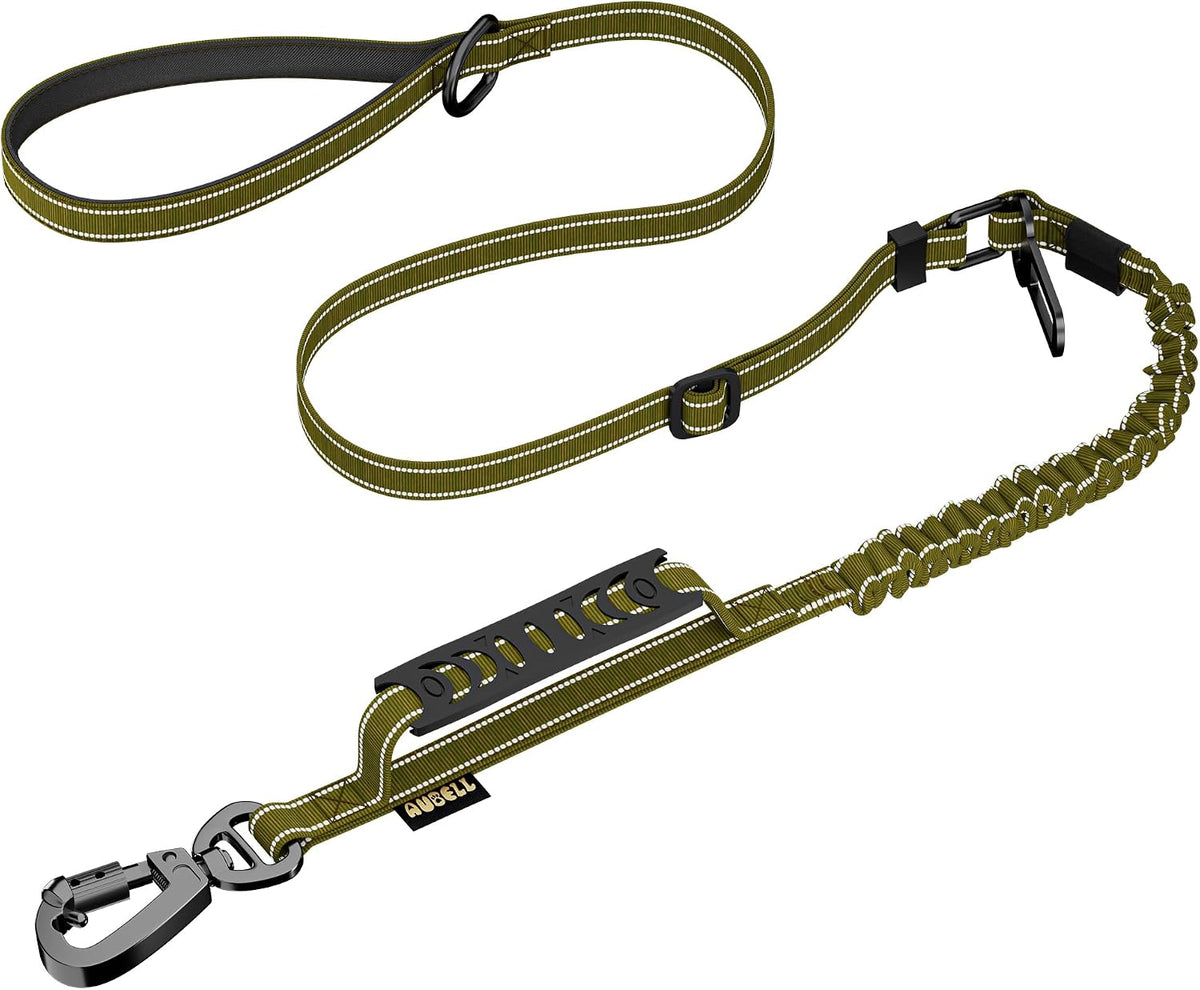 AUBELL Tactical Dog Leash Heavy Duty - Green