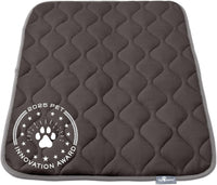 Paw Inspired Washable Padded Crate Mats for Dogs - 36 Inch / Gray