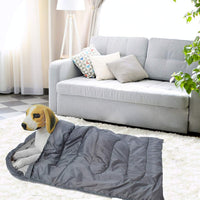 Dog Sleeping Bag Waterproof Warm Packable Dog Bed with Storage Bag - Grey - image 4