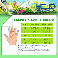 HANDLANDY Pruning Gloves Long for Men & Women, Pigskin Leather Rose Gardening Gloves- Breathable & Durability Gauntlet Gloves