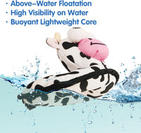 Floating Duck Dog Toy, Squeaky Water Pool Toy for Small Medium Dogs – Essentials for Dogs - Cow - image 3