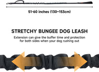 EXCELLENT ELITE SPANKER Tactical Military Bungee Nylon Dog Leash - Black - image 2