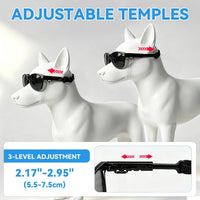 Dog Sunglasses for Medium Dogs - Black / Large - image 2