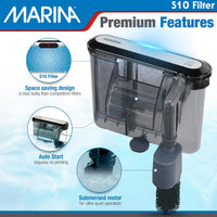 Marina S10 Power Filter, up to 10 gallons – Essentials for Fish - image 3