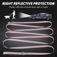 Long Dog Leash XiaZ Training Leashes 10/15/20/30/50/100ft Long Lead - B-Pink / 30 Feet - image 3