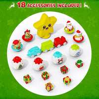 Handwell my first Christmas tree for toddlers with roly poly toys, trains and tracks - view 11