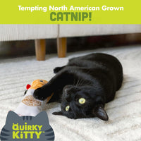 Quirky Kitty Ice Cream Kicker Catnip Crinkle Feather Soft Plush Cat - Pack of 1 / Deli Delight Kicker - image 2