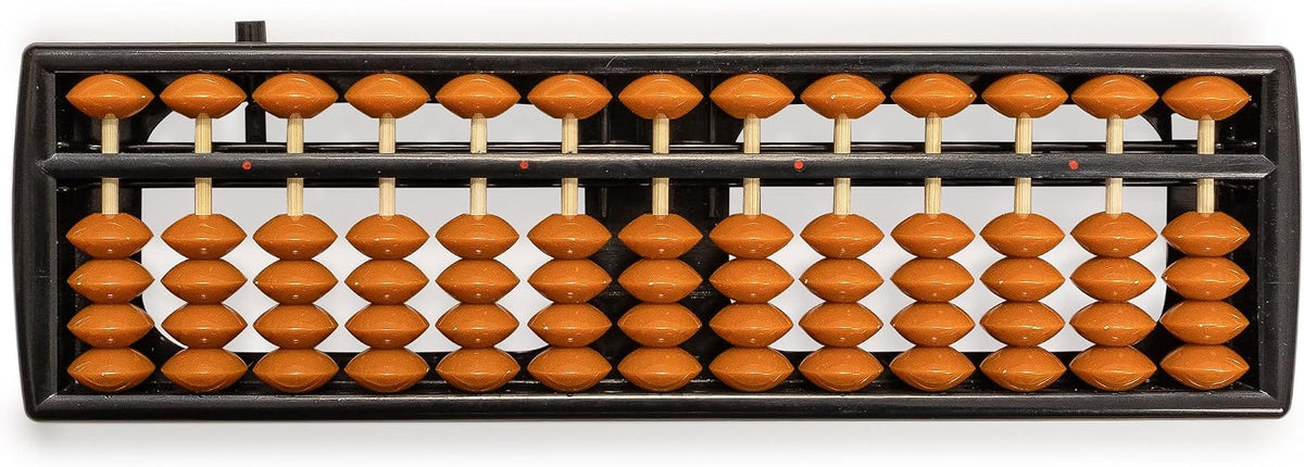 YMI Soroban Japanese Abacus, 13 Column, Montessori Math Tool - 9.7 inch - image 4