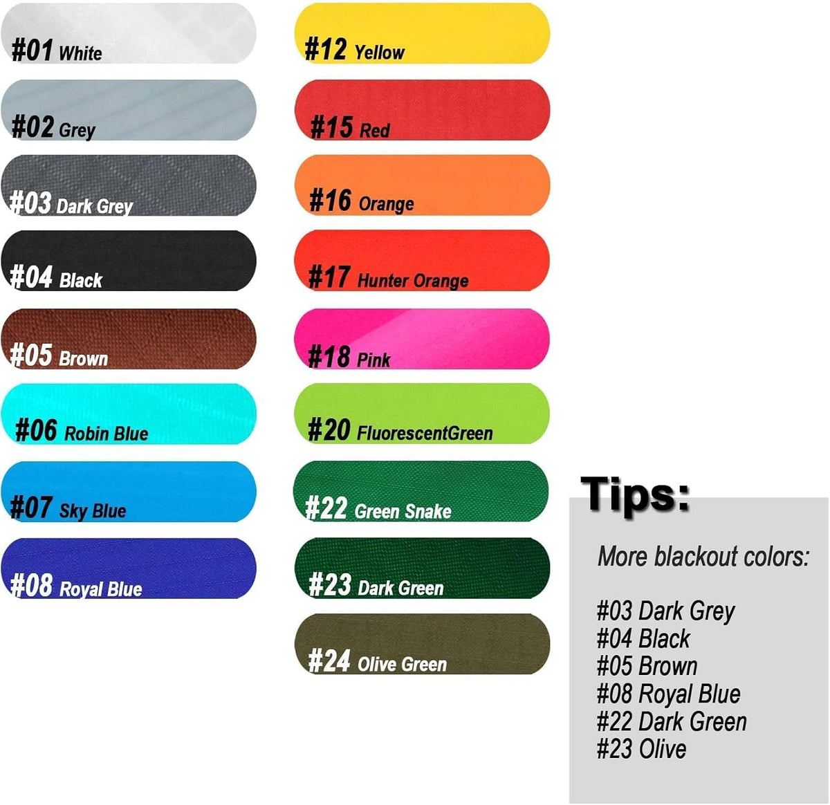 9KM DWLIFE Nylon Ripstop Fabric, 6 Color Set: 60x39 Inch - #03 Dark Grey / 10 Meter: 60"x393" - image 3