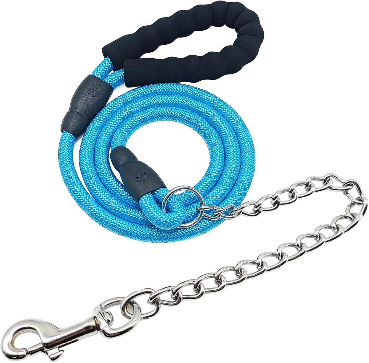 BTINESFUL 6FT Chewproof Dog Leash - blue