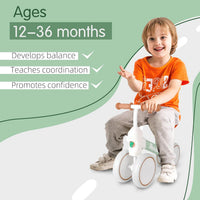 Balance Bike for 1+ Year Old Baby - Green - image 2