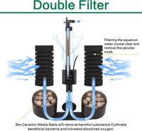 AQQA Electric Sponge Filter for Aquarium, 3W - S (3W for 10-40 gallon） - image 3