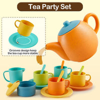 Buyger Kids Kitchen Accessories and Tea Set Play Dishes for Kids - Kitchen Toy - image 3