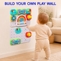 auby Busy Board 3.0 for toddlers with detachable colorful modules - view 4