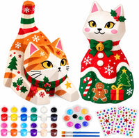 Goodyking Paint Your Own Cat Lamp Kit - Cat & Laying Cat 2pcs