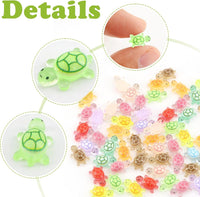 60Pcs Mini Resin Butterflies - 120pcs Mini Turtles - image 4